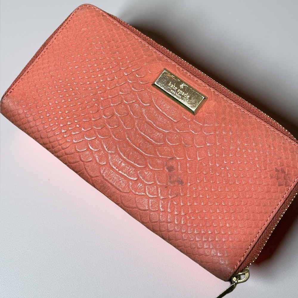 Kate Spade Cream and Red Wallet